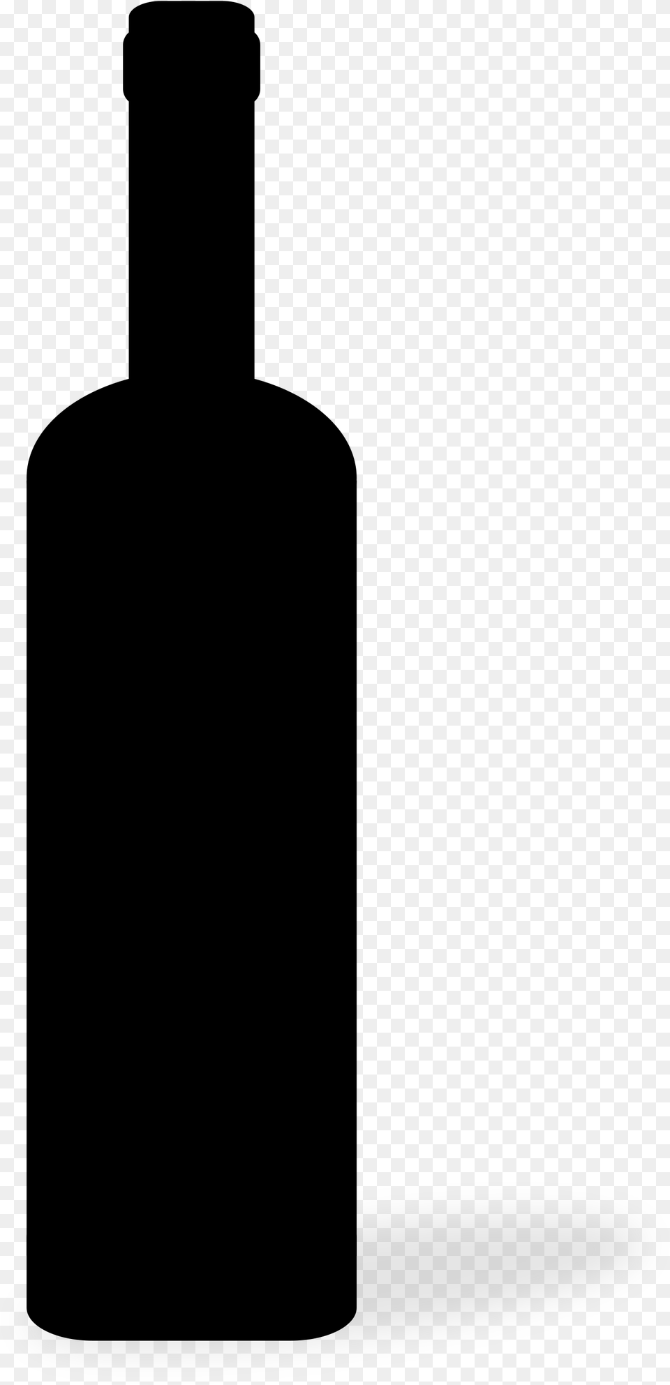 Thumb Image Glass Bottle, Gray Png