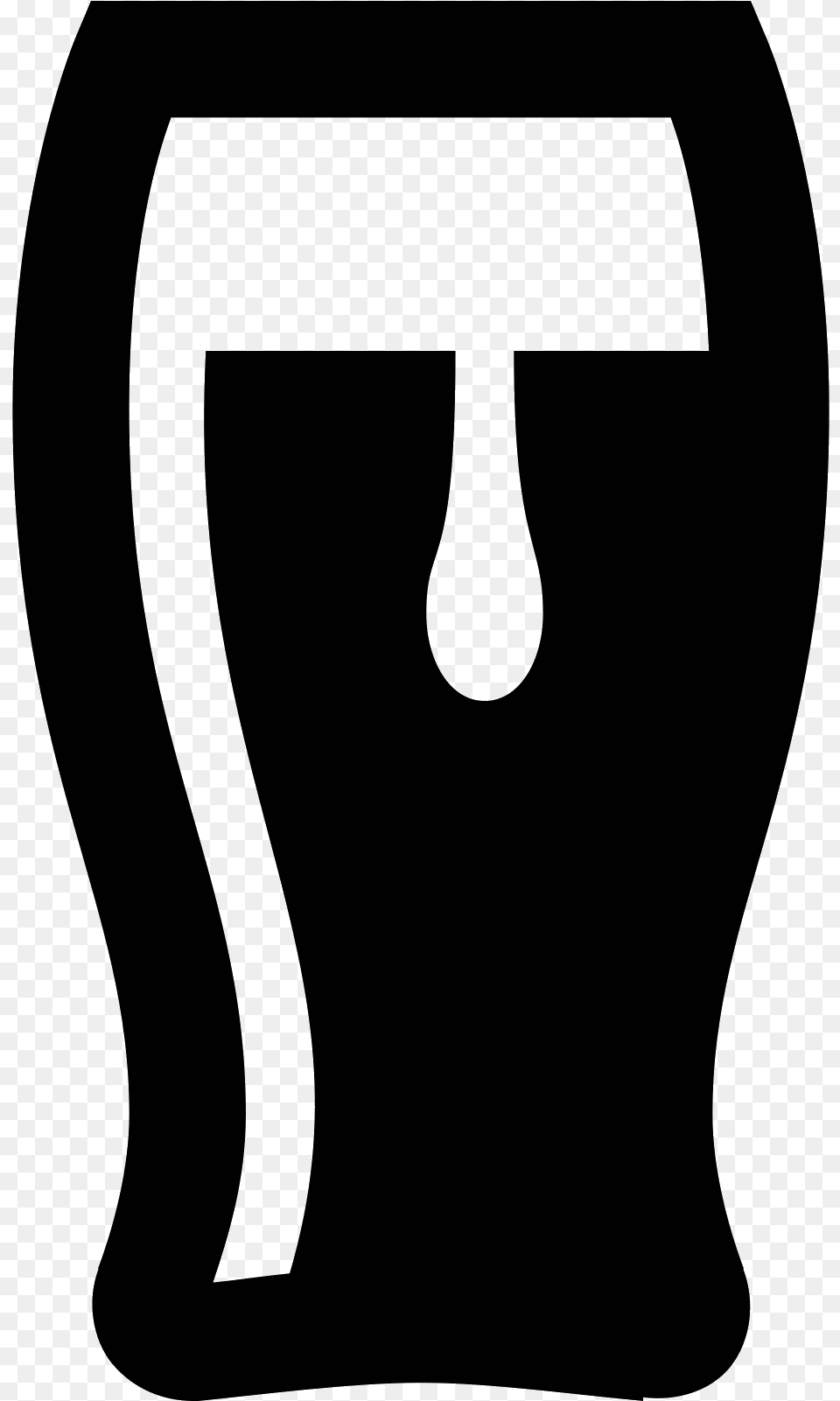 Thumb Image Glass Of Beer Icon, Gray Free Transparent Png
