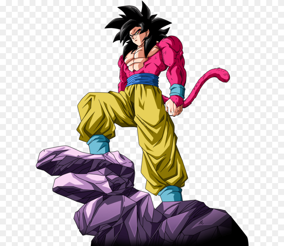 Thumb Image Goku Ssj4, Book, Comics, Publication, Adult Free Png Download