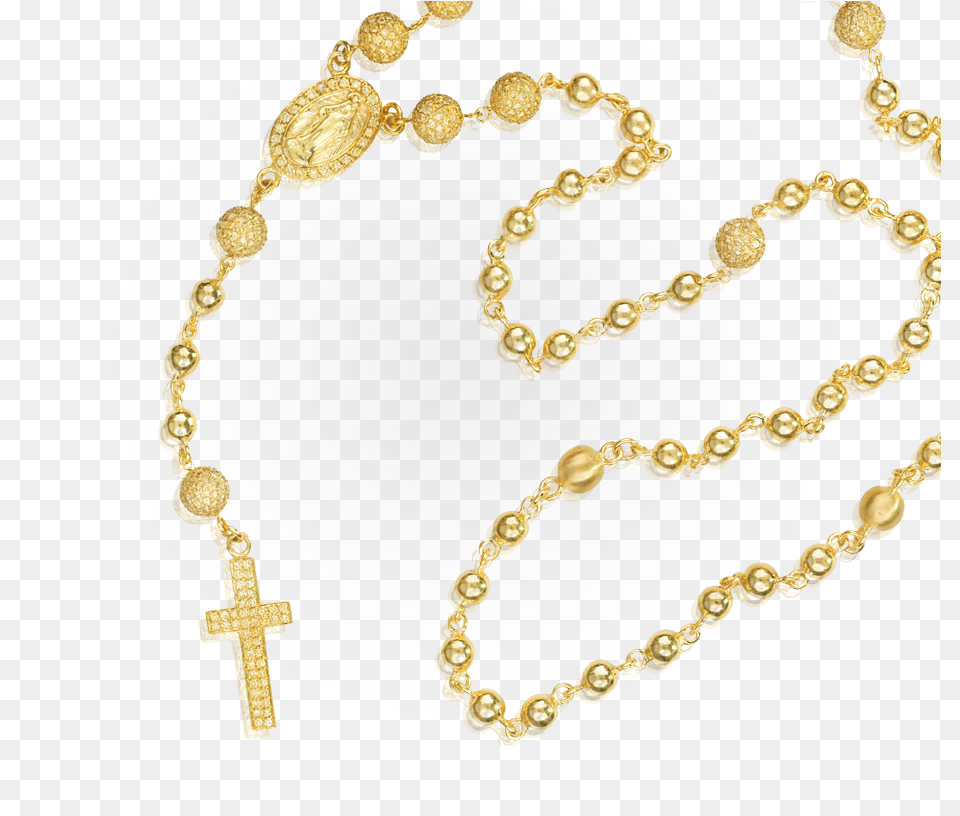 Thumb Gold Rosary, Accessories, Jewelry, Necklace, Bead Png Image