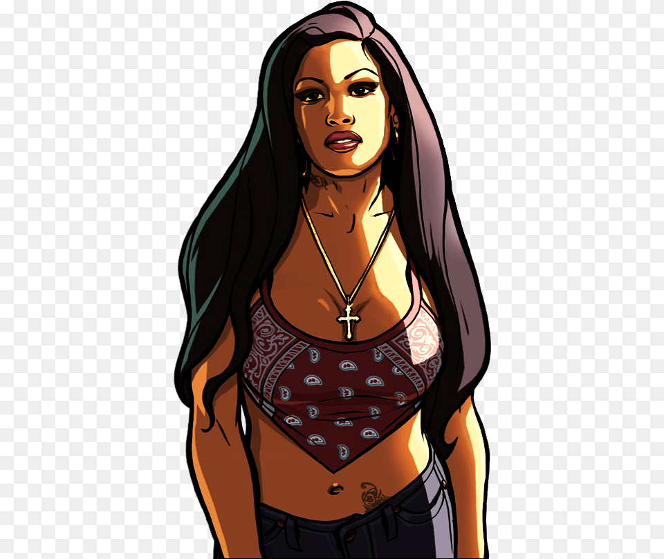 Thumb Image Gta San Andreas Kendl Johnson, Accessories, Necklace, Jewelry, Swimwear Free Transparent Png
