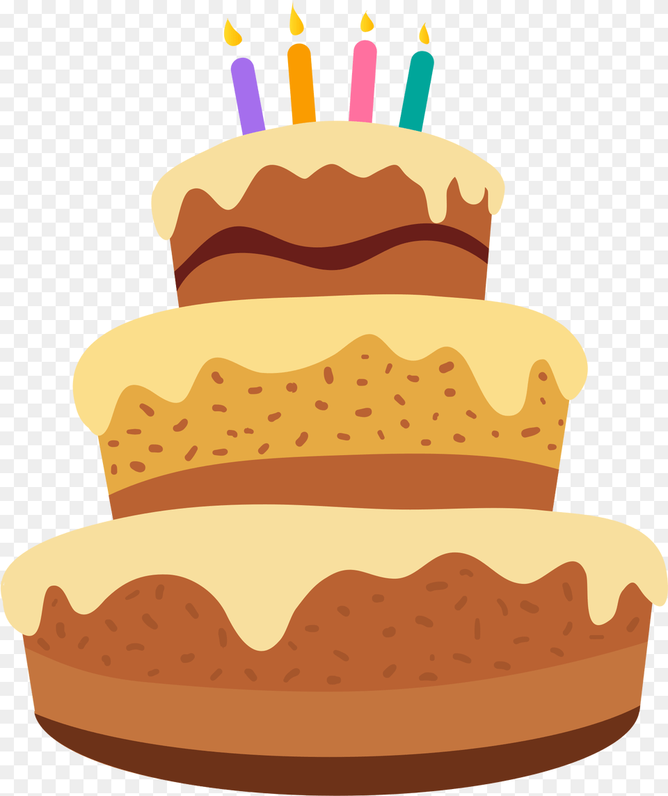 Thumb Image Happy Birthday Cake Cartoon, Birthday Cake, Cream, Dessert, Food Free Png