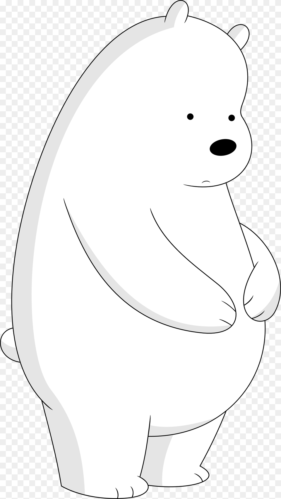 Thumb Image Ice Bear Stomach We Bare Bears, Ammunition, Grenade, Weapon, Animal Png