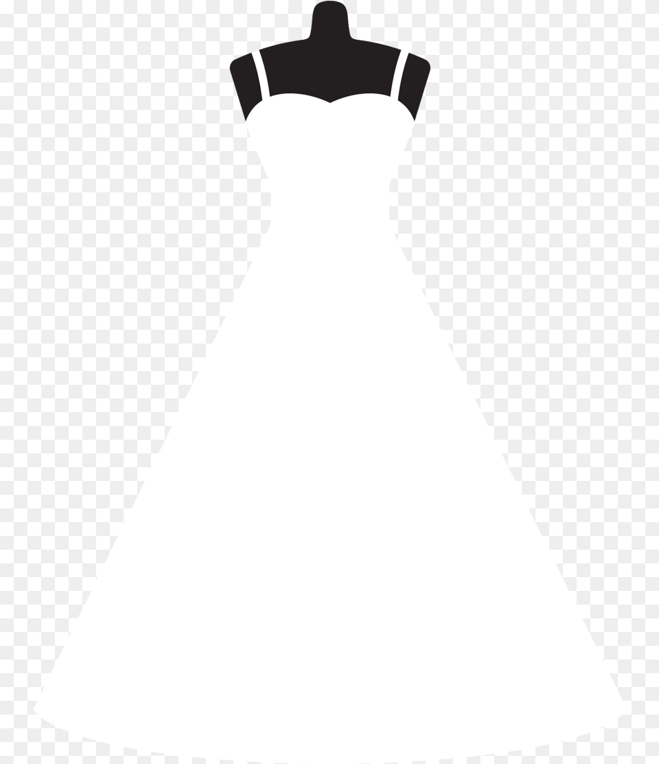 Thumb Illustration, Wedding Gown, Wedding, Gown, Formal Wear Png Image