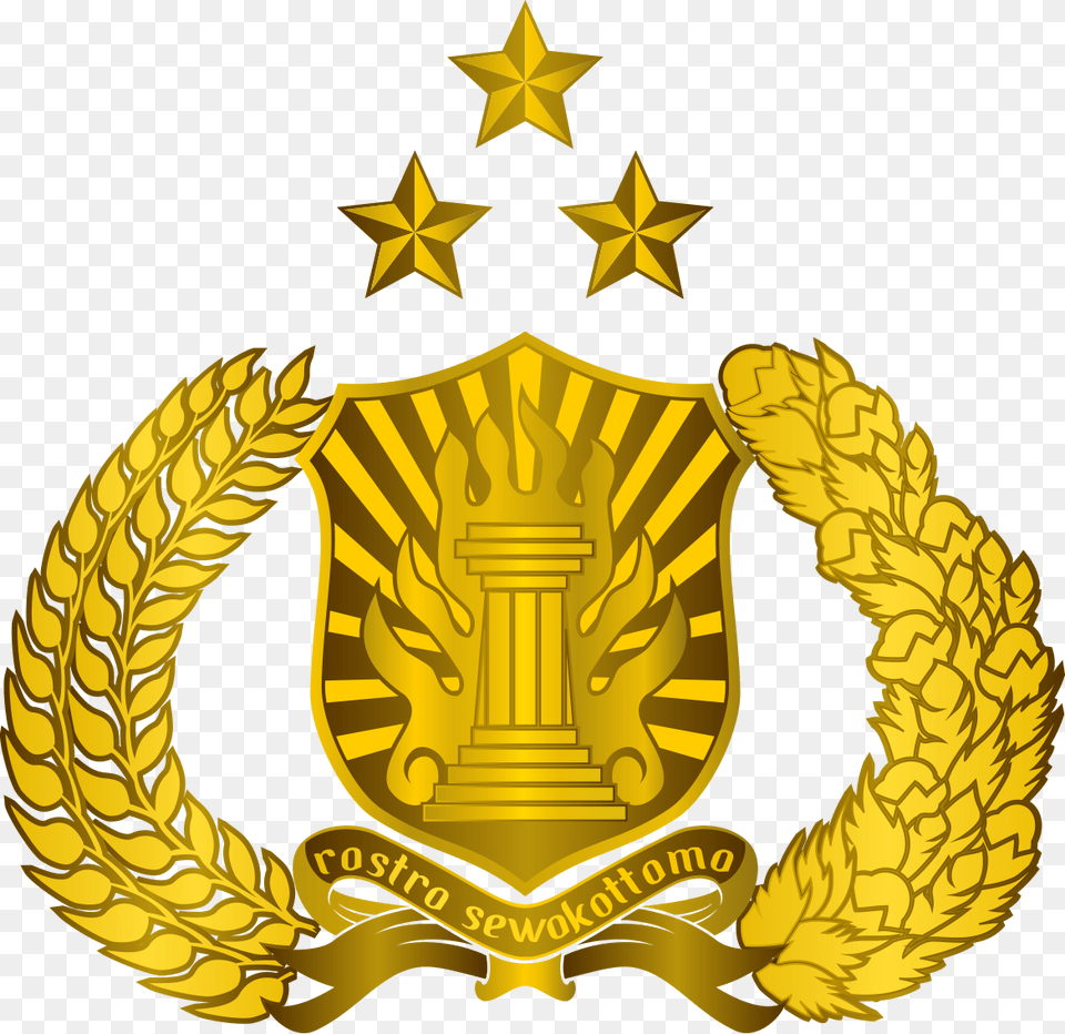 Thumb Image Indonesian National Police, Symbol, Badge, Logo, Emblem Free Png Download