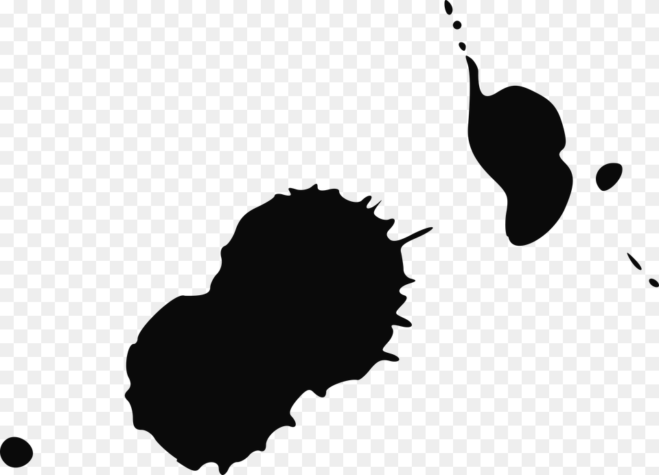 Thumb Image Ink Blot, Person, Silhouette Free Png