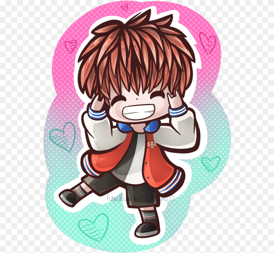 Thumb J Hope Chibi, Book, Comics, Publication, Baby Png Image