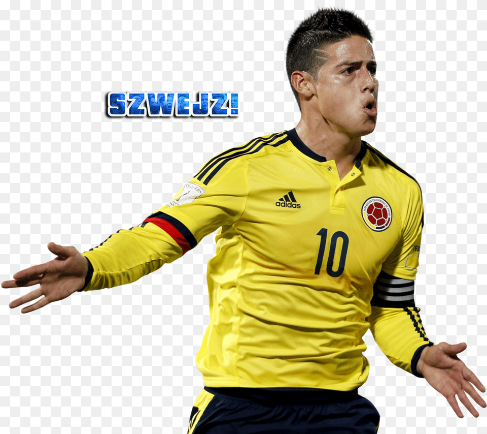 Thumb Image James Rodriguez Colombia, Shirt, Person, Hand, Finger Free Png Download