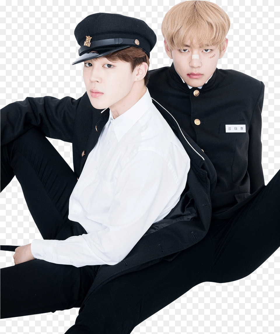 Thumb Image Jimin And V Photoshoot, Accessories, Suit, Tie, Formal Wear Free Png