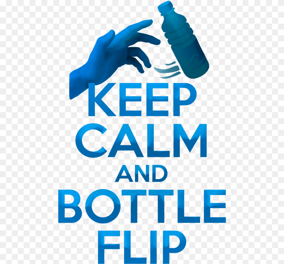 Thumb Image Keep Calm And Bottle Flip, Advertisement, Poster, Adult, Female Free Png Download