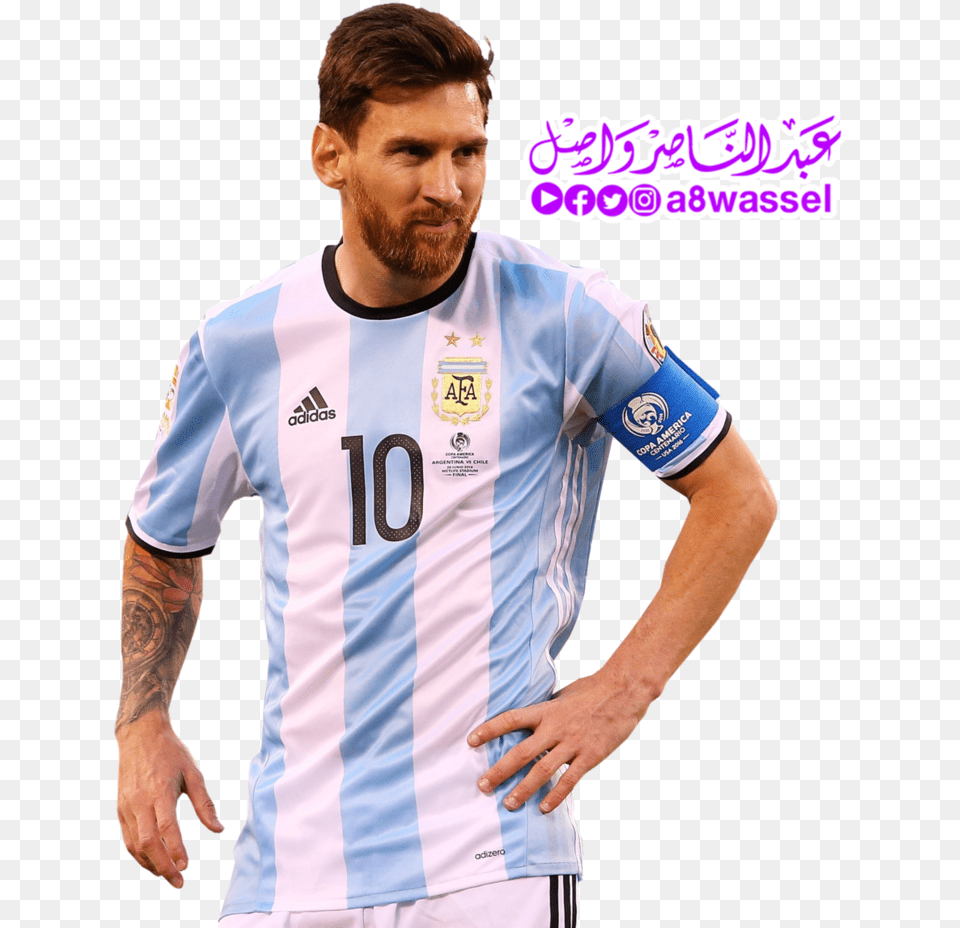 Thumb Image Leo Messi Argentina, Adult, Shirt, Person, Man Png