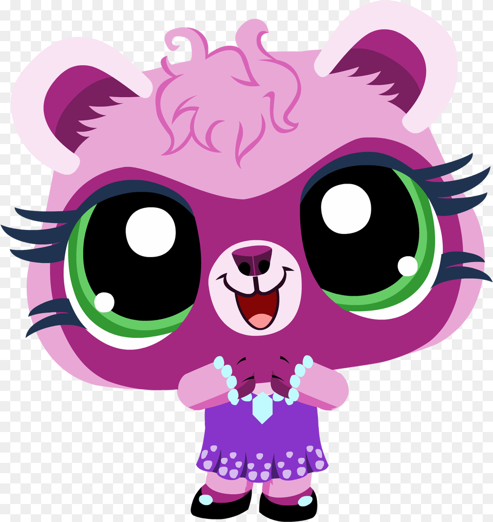 Thumb Image Littlest Pet Shops Clipart, Purple, Animal, Bear, Mammal Free Png