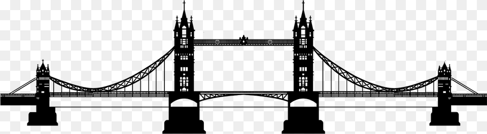 Thumb Image London Tower Bridge, Gray Free Transparent Png