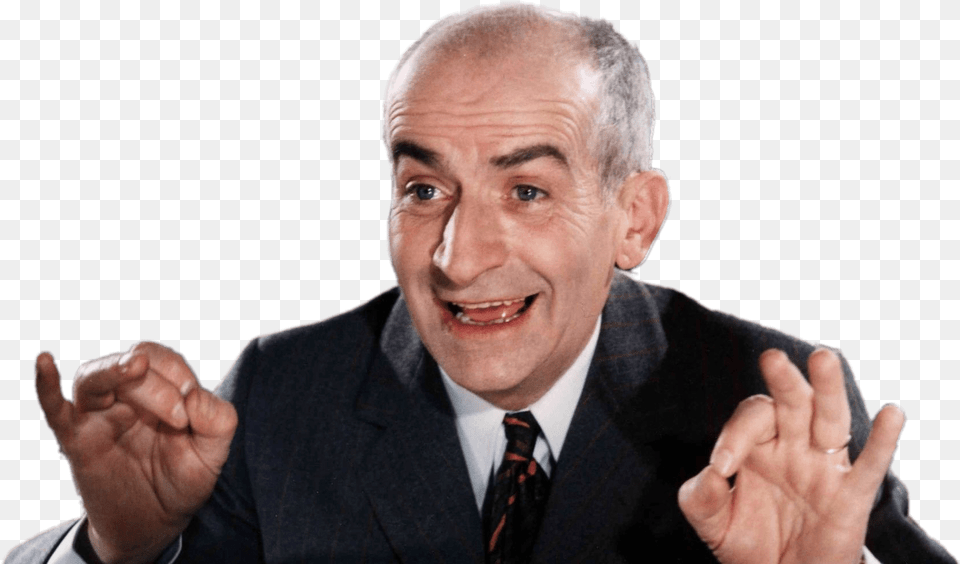 Thumb Image Louis De Funs Le Tatou, Hand, Head, Person, Finger Free Png