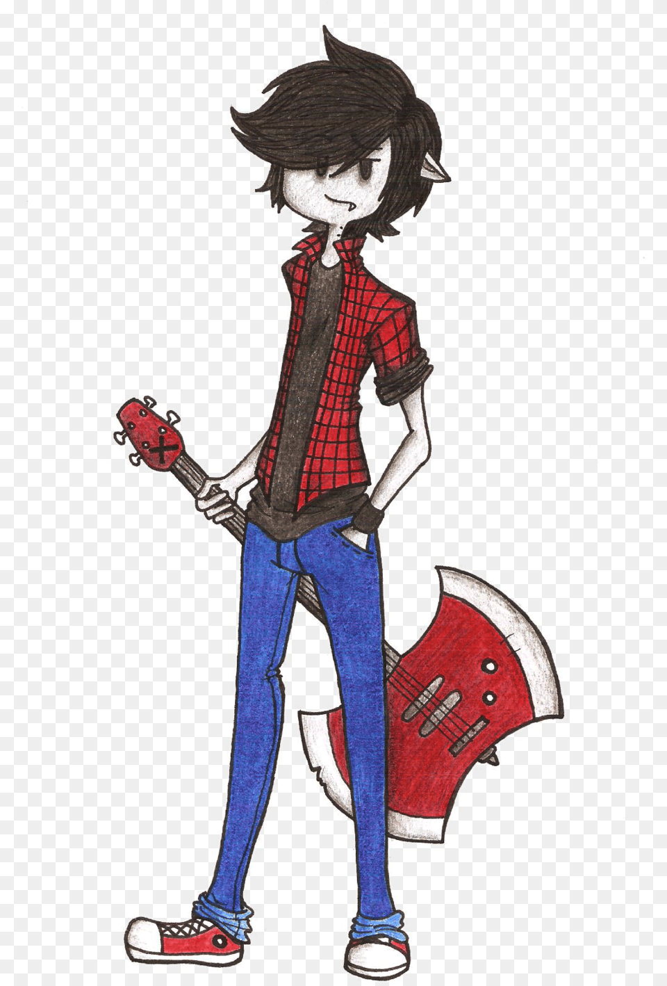 Thumb Image Marshall Lee With His Guitar, Child, Female, Person, Girl Png