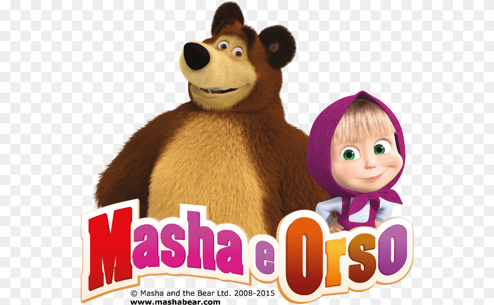 Thumb Masha And The Bear, Animal, Mammal, Wildlife, Doll Png Image