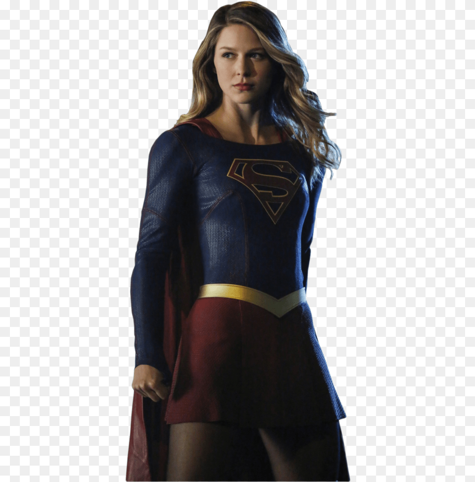 Thumb Image Melissa Benoist Supergirl, Adult, Sleeve, Person, Long Sleeve Free Png