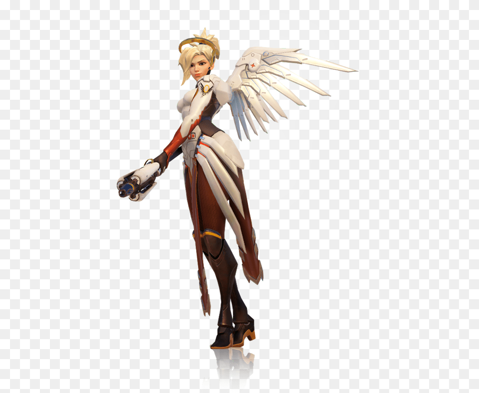 Thumb Image Mercy Overwatch Transparent, Adult, Female, Person, Woman Free Png