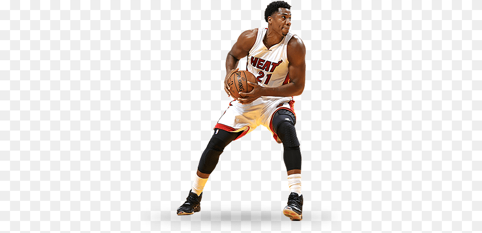 Thumb Miami Heat Players, Adult, Ball, Basketball, Basketball (ball) Png Image