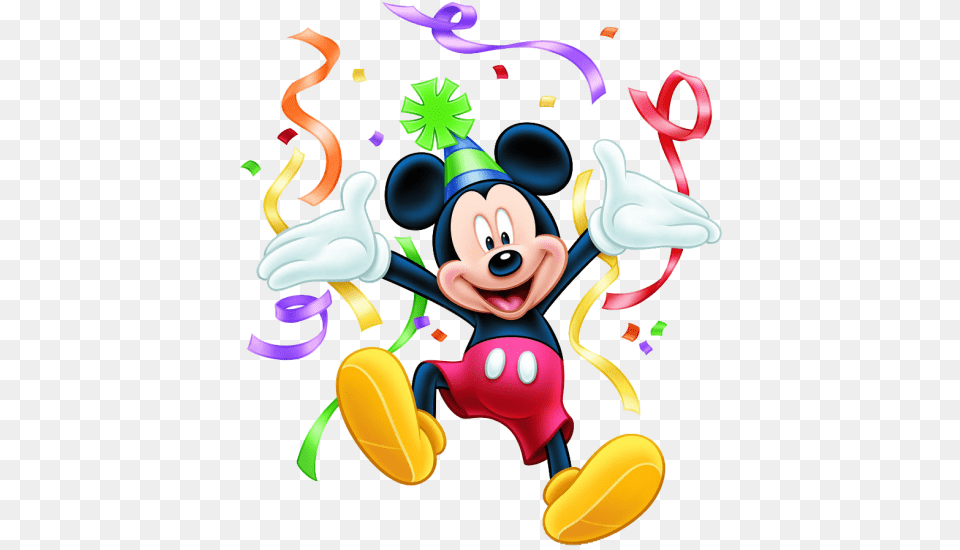 Thumb Image Mickey Mouse 2 Birthday, Art, Graphics, Confetti, Paper Free Png Download