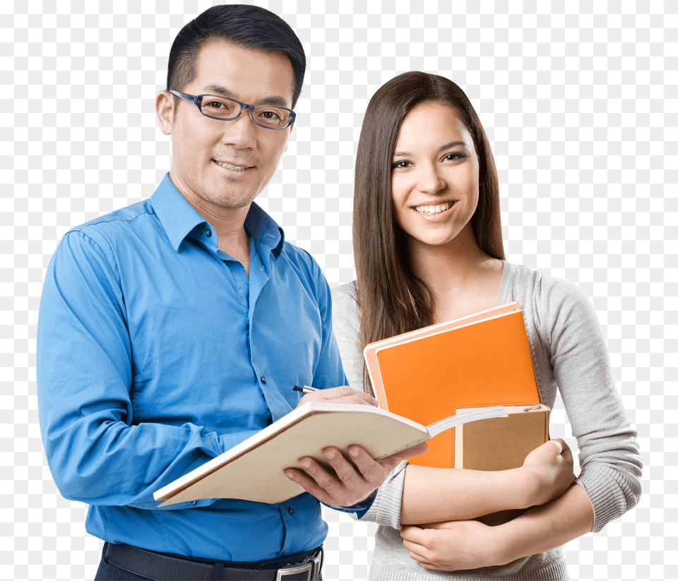 Thumb Image Middle Aged Asian Man, Box, Person, Reading, Woman Free Png