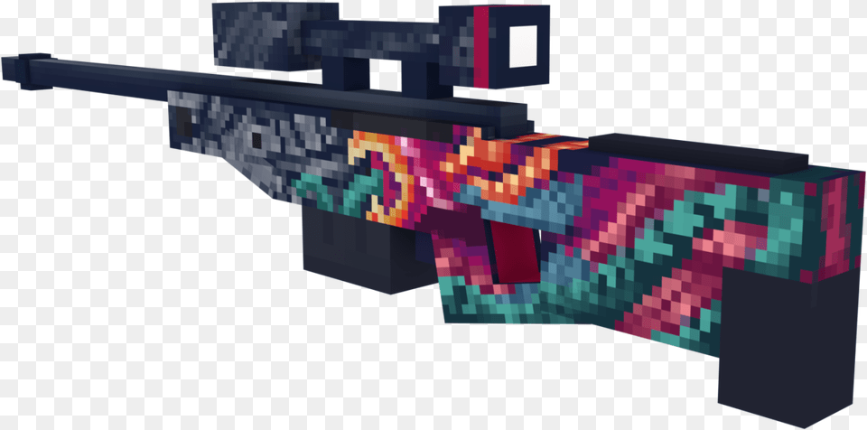 Thumb Minecraft Awp Hyper Beast, Firearm, Gun, Rifle, Weapon Png Image