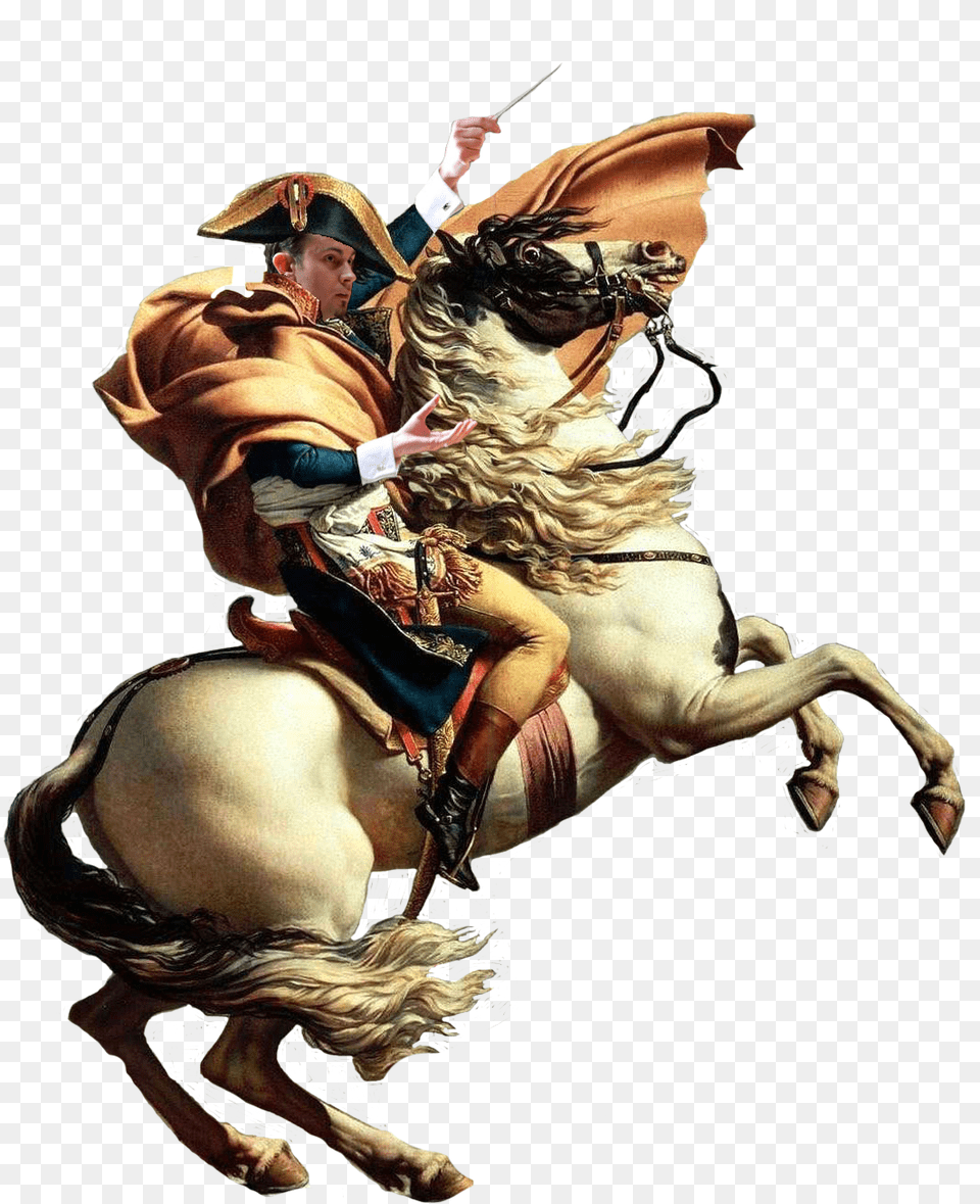 Thumb Image Napoleon On Horse, Person, Face, Head Free Transparent Png