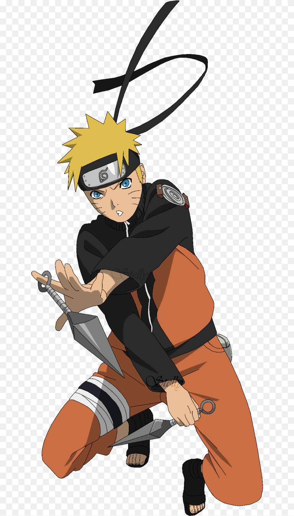 Thumb Image Naruto Uzumaki Transparent Background, Book, Comics, Publication, Person Png