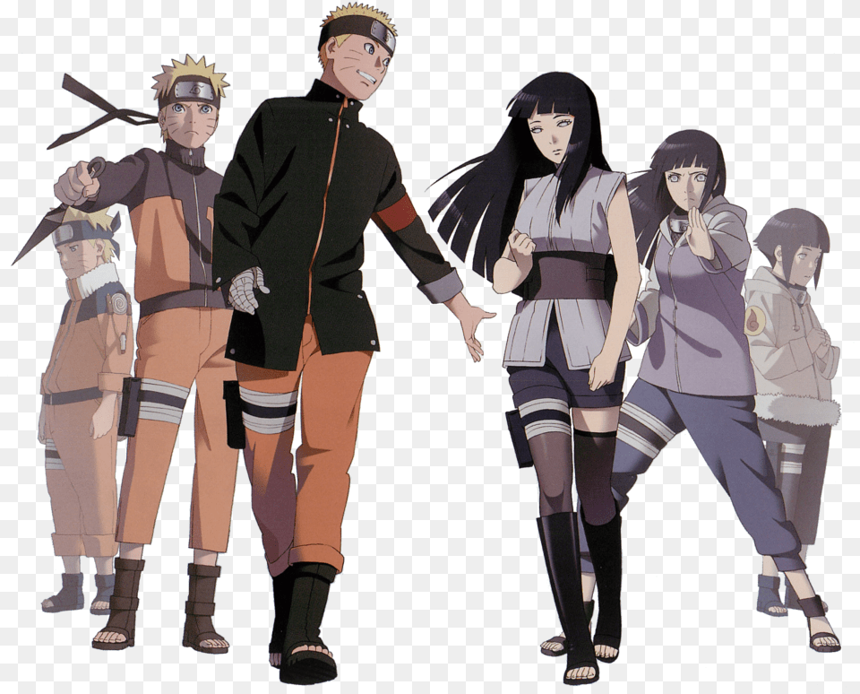 Thumb Image Naruto Y Hinata, Publication, Book, Comics, Person Free Png Download