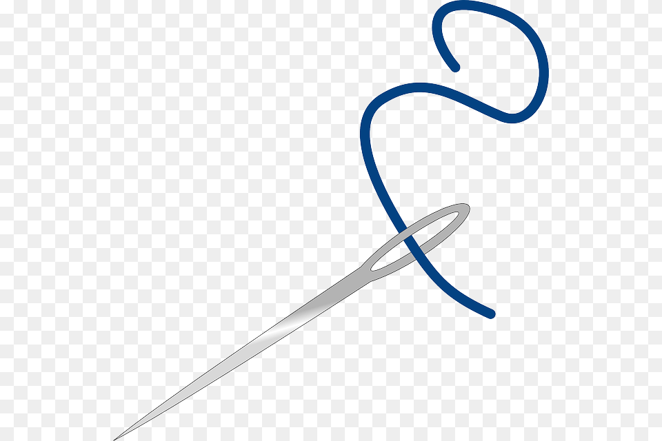 Thumb Needle Pulling Thread Clipart, Blade, Dagger, Knife, Weapon Png Image