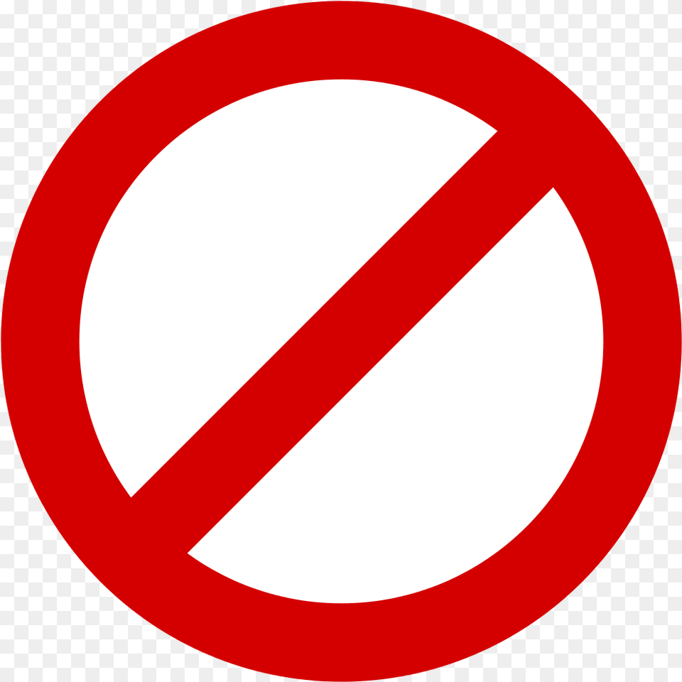 Thumb No Sign, Symbol, Road Sign Png Image