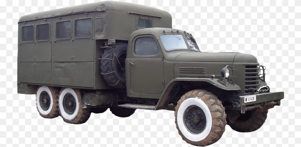 Thumb Image Old Army Truck, Transportation, Vehicle, Machine, Wheel Free Png