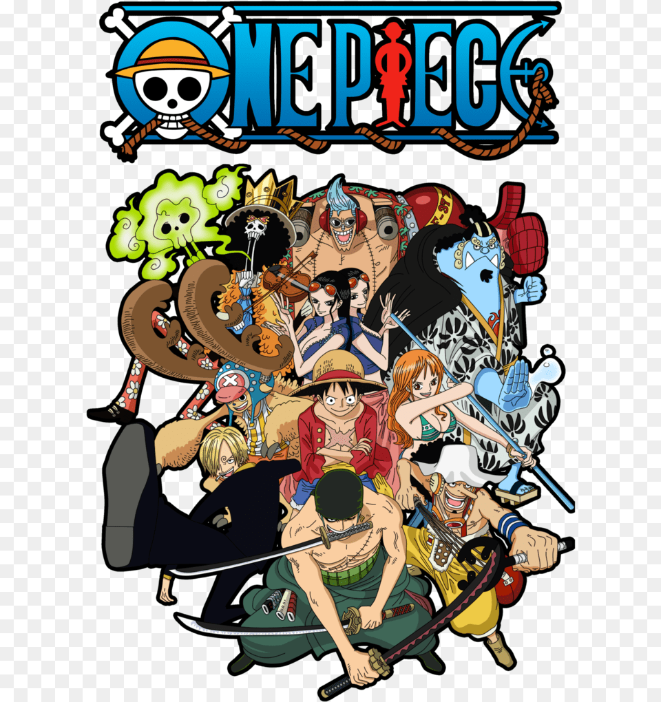 Thumb Image One Piece Logo, Publication, Book, Comics, Person Free Png Download