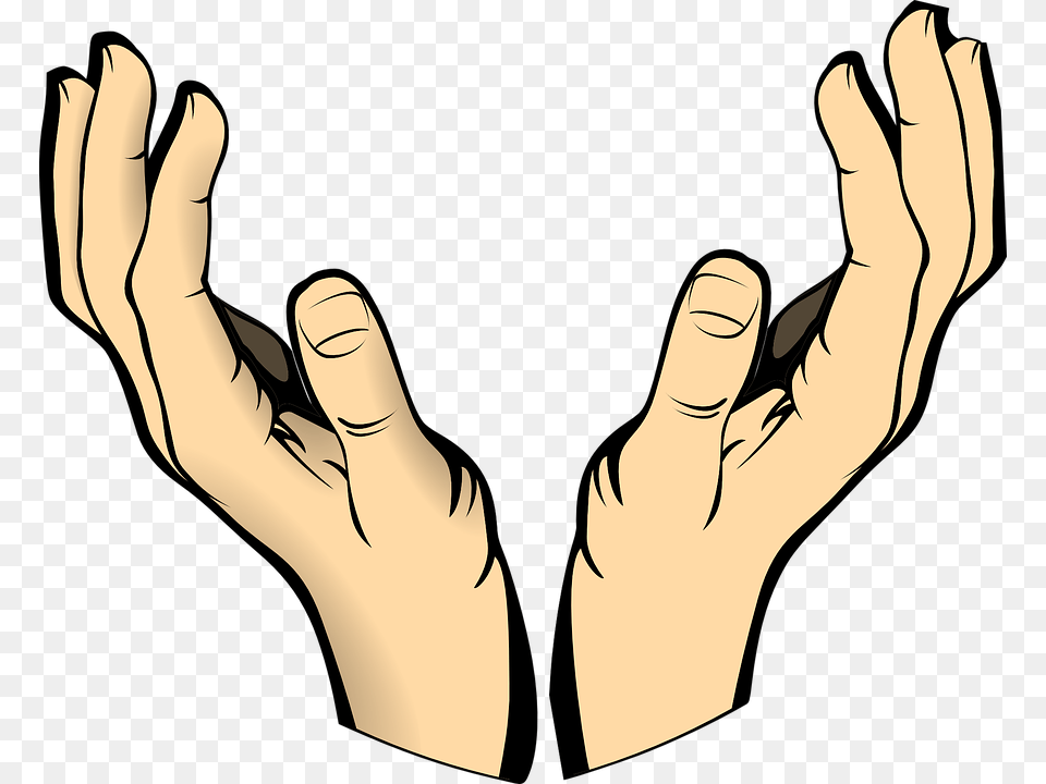 Thumb Image Open Hands Clipart, Body Part, Finger, Hand, Person Free Png