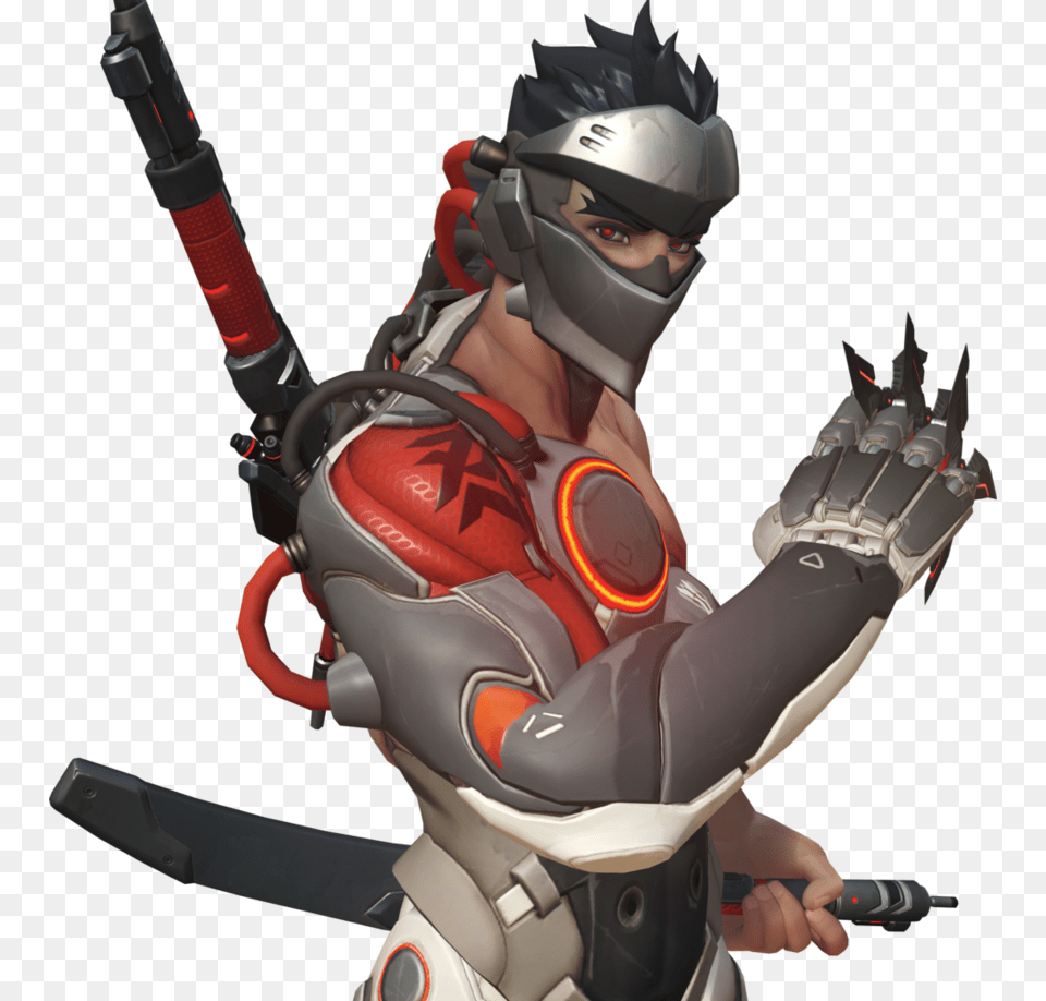 Thumb Image Overwatch Blackwatch Genji, Helmet, Baby, Person, Face Free Transparent Png