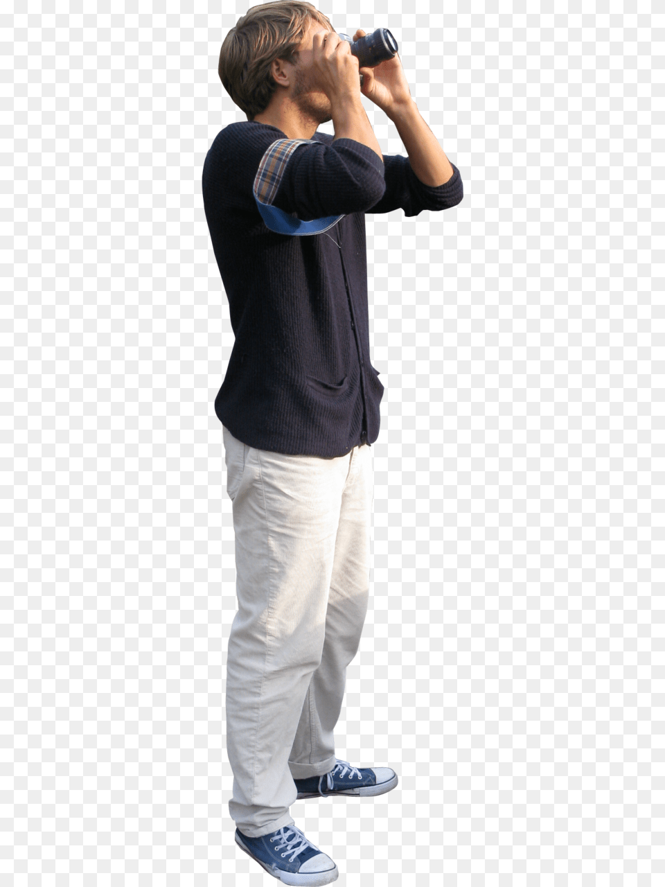 Thumb Image Person With Binoculars, Clothing, Shoe, Footwear, Photography Free Png