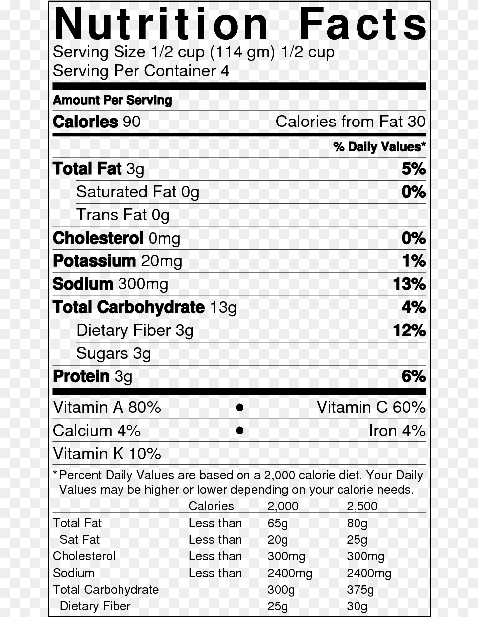 Thumb Image Plantain Chips Nutrition Label, Gray Png