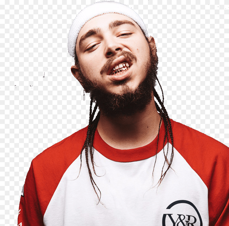 Thumb Image Post Malone, Person, Head, Hat, Face Free Png Download