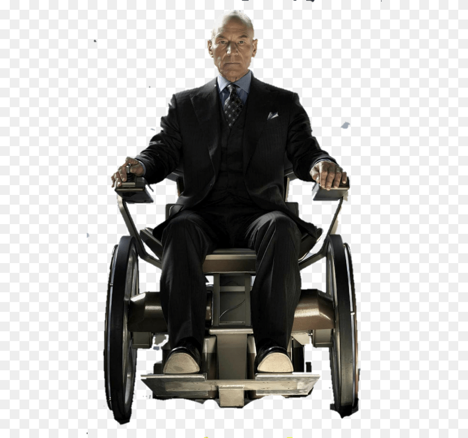 Thumb Image Professor X In Wheelchair, Furniture, Chair, Adult, Person Png
