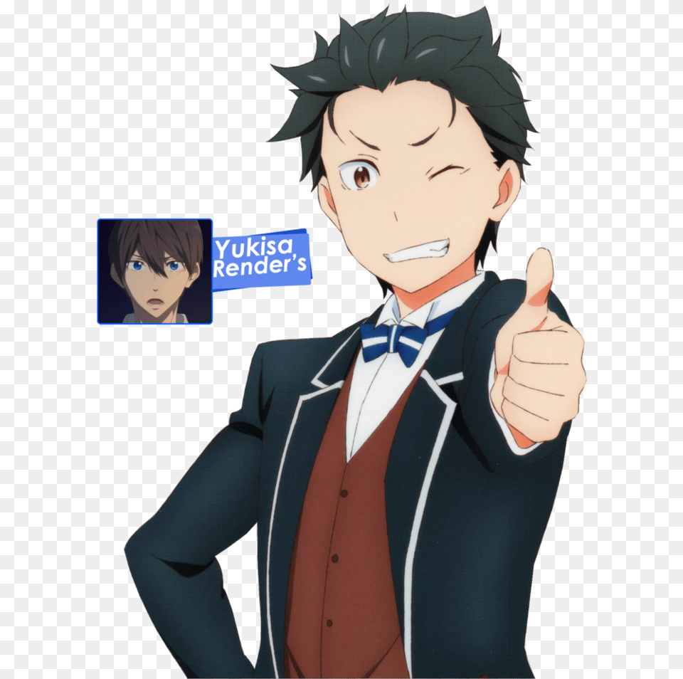 Thumb Image Re Zero Subaru, Woman, Publication, Person, Formal Wear Free Transparent Png