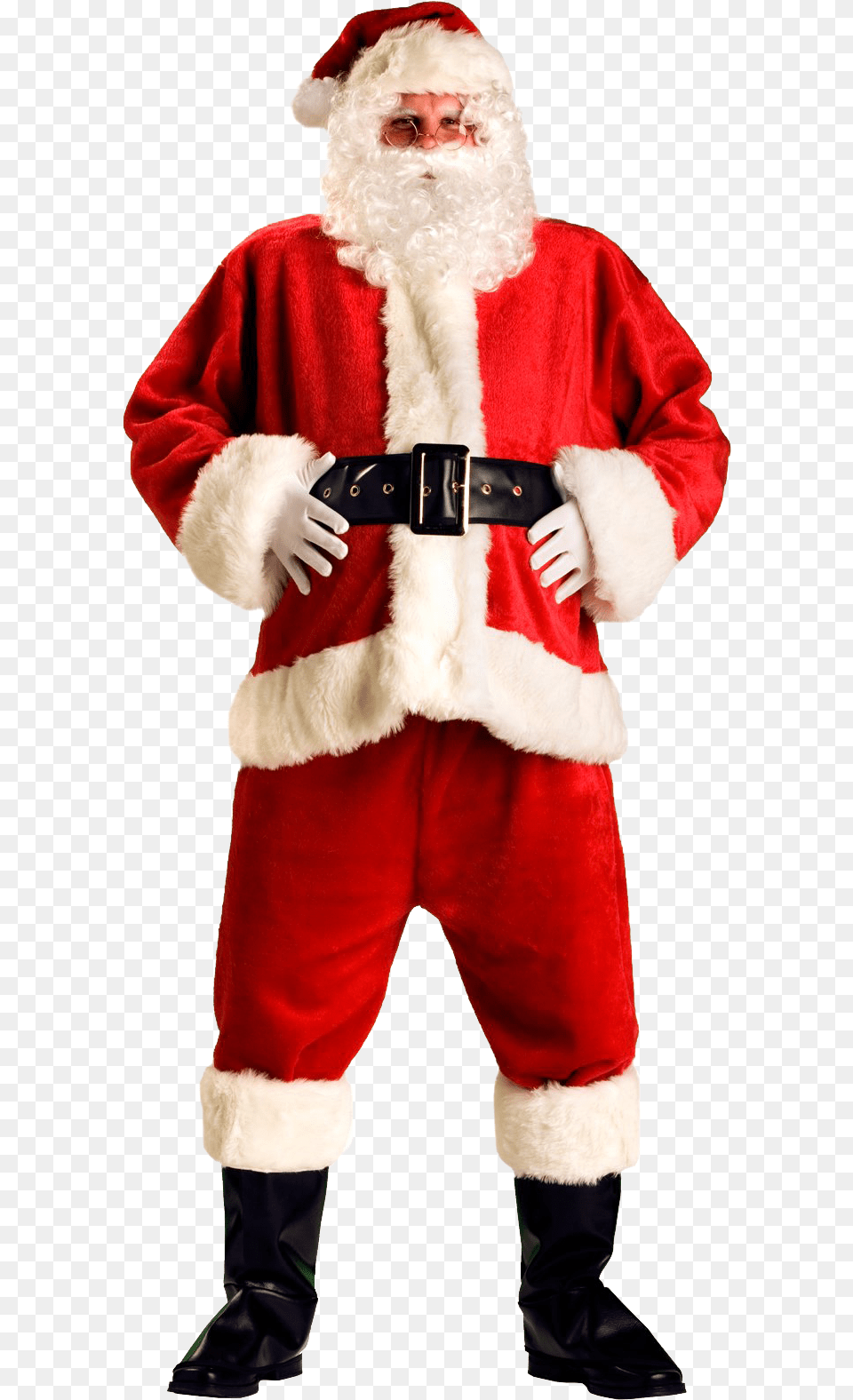Thumb Image Real Transparent Santa Claus, Baby, Person, Glove, Clothing Free Png