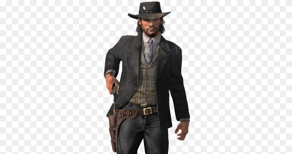 Thumb Image Red Dead Redemption John Marston, Jacket, Hat, Clothing, Coat Free Transparent Png