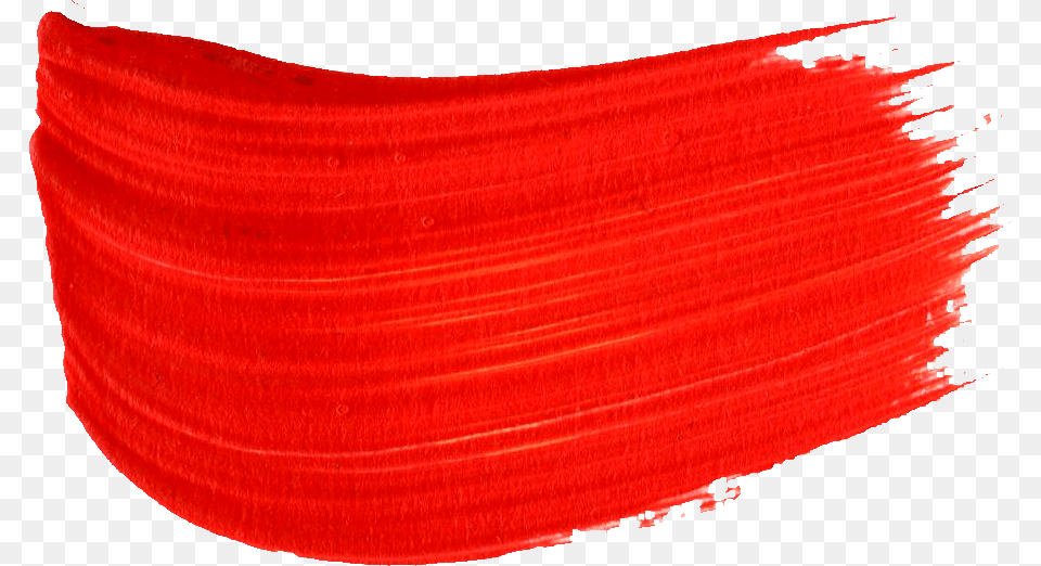 Thumb Red Paint Brush Stroke, Home Decor Png Image