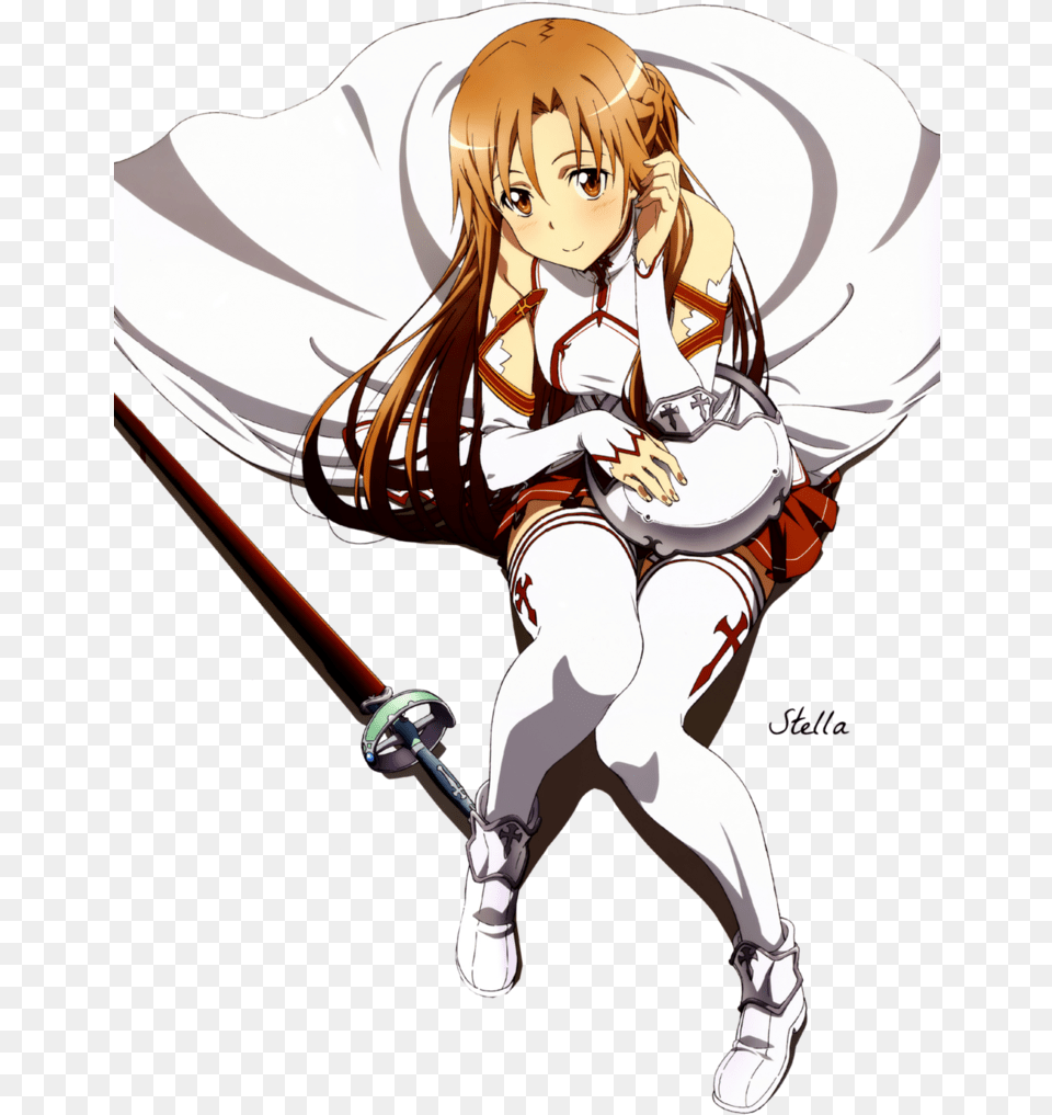 Thumb Image Render Anime Asuna, Book, Publication, Comics, Person Png