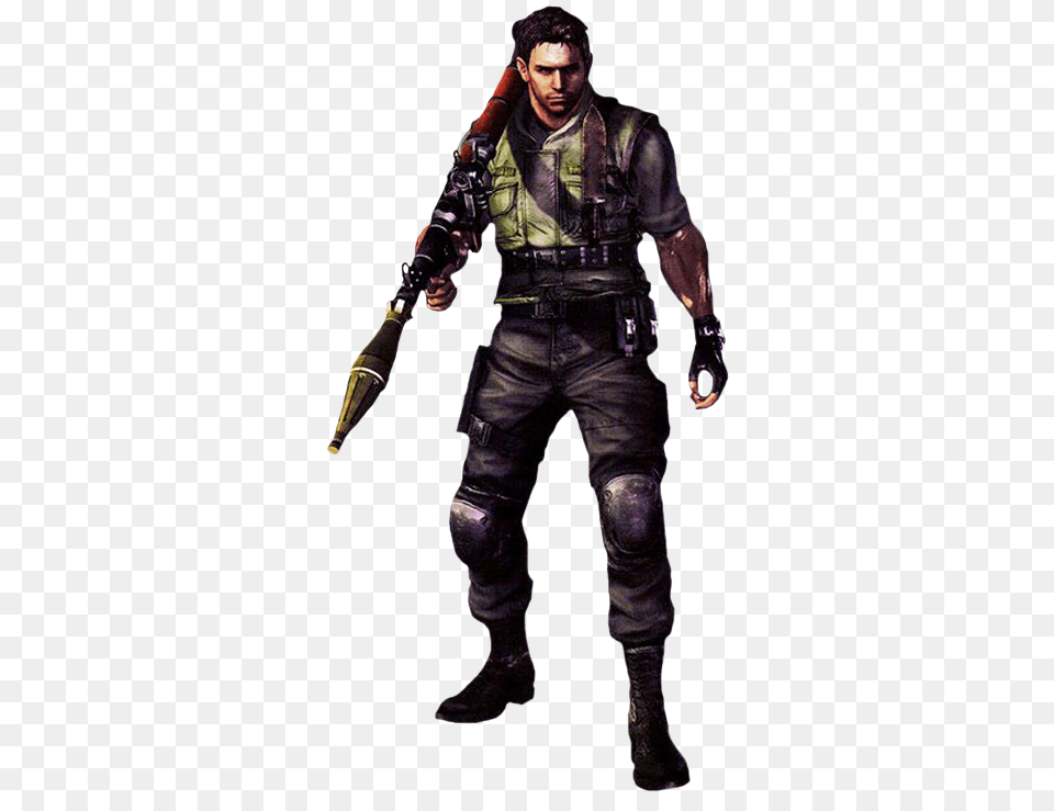 Thumb Image Resident Evil 5 Chris Stars, Adult, Clothing, Costume, Male Free Png Download