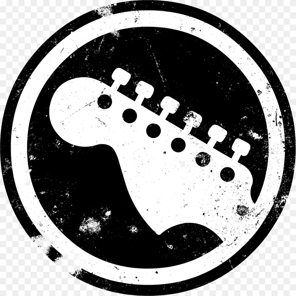 Thumb Image Rock Band Guitar Icon, Stencil, Logo Png