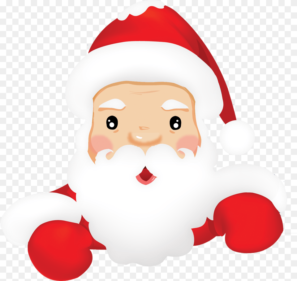 Thumb Image Santa Claus Vector, Baby, Person, Elf, Face Free Transparent Png