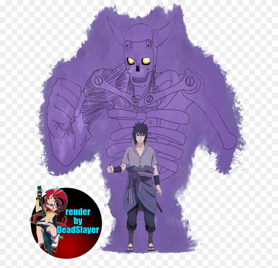 Thumb Image Sasuke Susanoo, Book, Comics, Publication, Purple Free Png