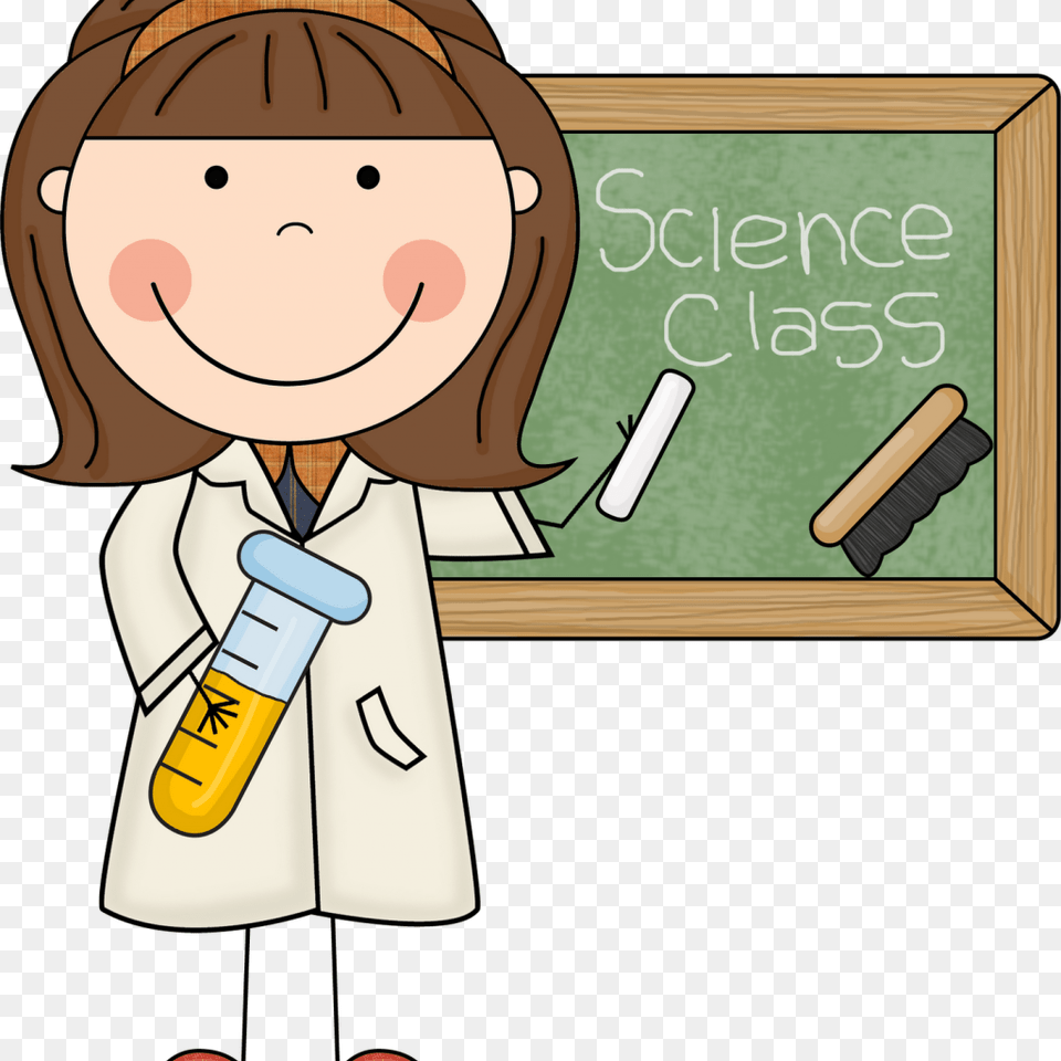 Thumb Science Teacher Clipart, Clothing, Coat, Blackboard, Baby Png Image