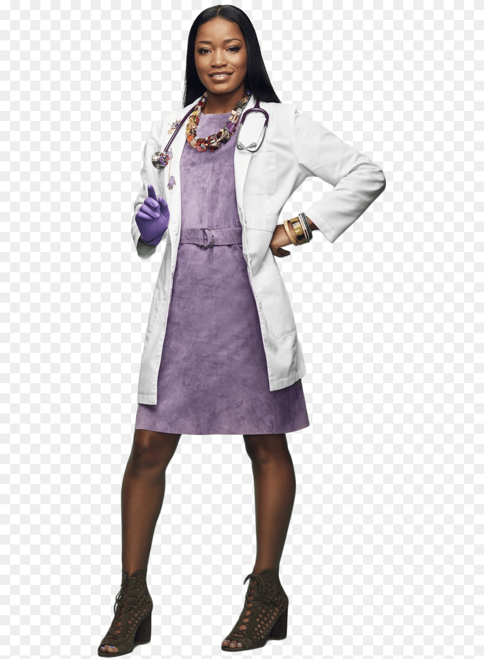 Thumb Image Scream Queens Zayday, Clothing, Coat, Long Sleeve, Lab Coat Free Png Download